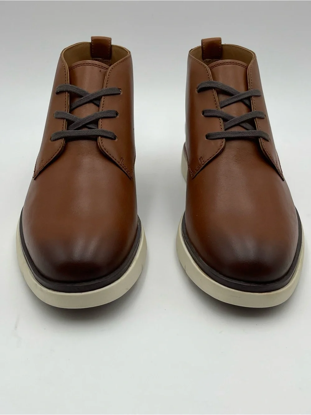 Allen Edmonds Men SZ 7D Carson Fine Dark Chili Leather Chukka Boots MSRP $395